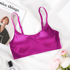 Non-marking Breathable Back Polymerization Wireless Bra