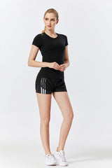 2-in-1 Mesh Yoga & Running Women's Shorts