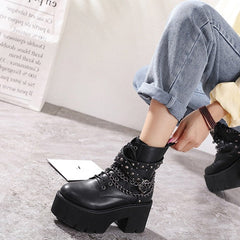 Gothic Style Aesthetic Boots