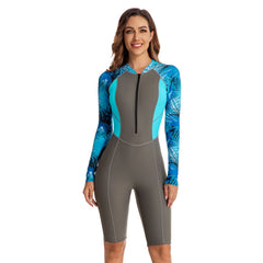 Printed Rash Guard for Zipper Design