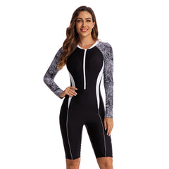Long Sleeve One Piece Bathing Suit