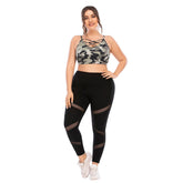 Plus Size Activewear Sets Workout Tops Leggings