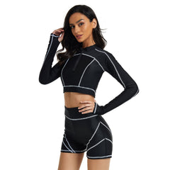 Long Sleeve Swimming Suit Sun Protection Beachwear