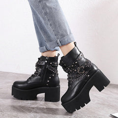 Gothic Style Aesthetic Boots