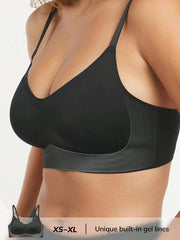 Wireless Seamless Comfy Bralette Black