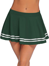 Avidlove Mini Skirt Pleated Elastic Waist Ruffle Sailor Skirts School Uniform Skirts Cheerleader