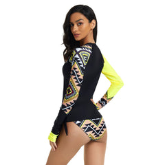 Rash Guards Swim Shirt Two Piece Swimsuit