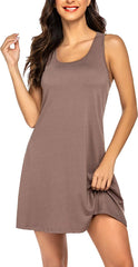 Avidlove Sleepwear for Tank Nightgown Chemise Racerback Sleeveless Sleep Dress