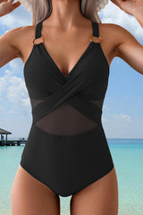 One-Piece V-neck Camisole Bikini