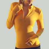 Breathable Long Sleeve Women's Sports & Fitness Thumb Hole Shirt