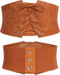 Avidlove Corset Belt Tie Waist Belt Corsets for Lace Up Waspie Corset