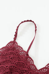 Chic Wine Sunrise to Sunset Lace Bra