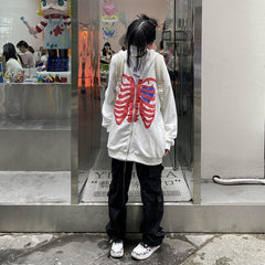 Y2k Aesthetic Harajuku Emo Hoodie
