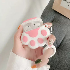 Cartoon Cat Paw AirPods Case