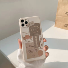 Chocolate Bear iPhone Case