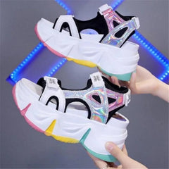 Candy Color Platform Sandals