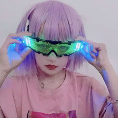 Cyberpunk LED Glasses