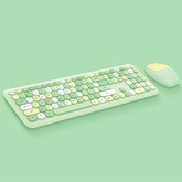 Colorful Wireless Keyboard & Mouse Kit