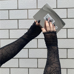 Harajuku Dark Spider Gloves