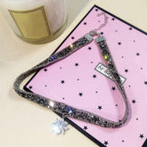 Crystal Flower Choker