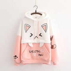 Harajuku Cat Ear Kawaii Hoodie
