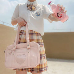 Japanese Heart Student Shoulder Bag