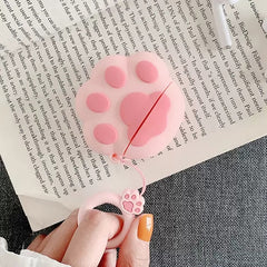 Cartoon Cat Paw AirPods Case