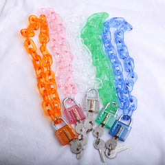 Harajuku Chain Lock Necklace