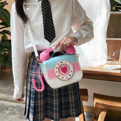 Vintage Telephone Shaped Shoulder Bag