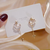 Golden Star & Moon Earrings