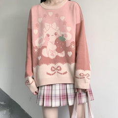 Japanese Kawaii Strawberry Sweater