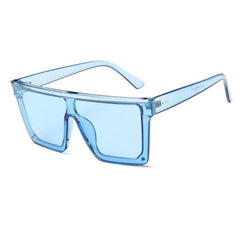 Classic Square Mirror Coated Sunglasses