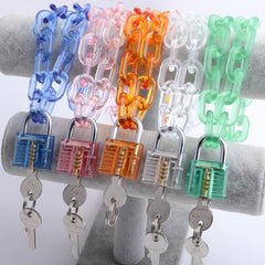 Harajuku Chain Lock Necklace