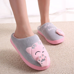 Plush Cat Slippers