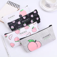 Kawaii Peach Pencil Case