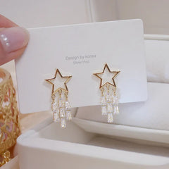 Crystal Star Earrings