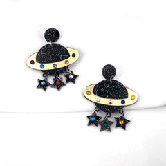Shiny Planet Earrings