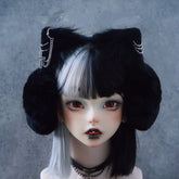 Gothic Cross Chain Cat Ear Earmuffs