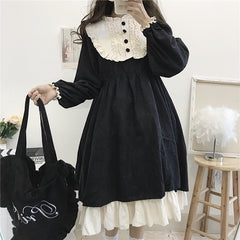 Vintage Style Black Dress