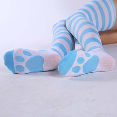 Kawaii Cat Paw Anime Stockings
