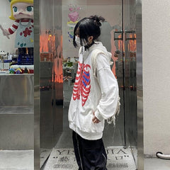 Y2k Aesthetic Harajuku Emo Hoodie