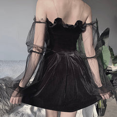 Vintage Gothic Dark Dress
