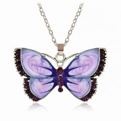Metal Butterfly Necklace