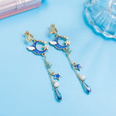 Moon & Star Asymmetric Earrings