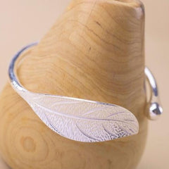 Silver Leaf Bracelet