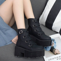 Platform Ankle Boots