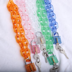 Harajuku Chain Lock Necklace