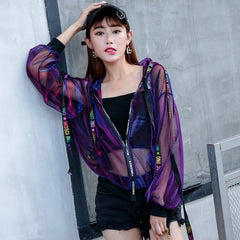 Transparent Harajuku Jacket