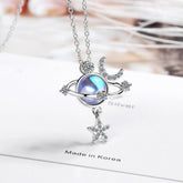 Moon & Planet Necklace