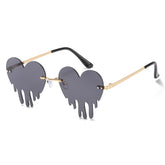 Heart Tear-Shaped Sunglasses